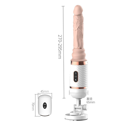 automatisk tryckning och vibrerande dildoparameter